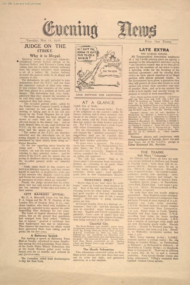 Evening News, 11 May 1926