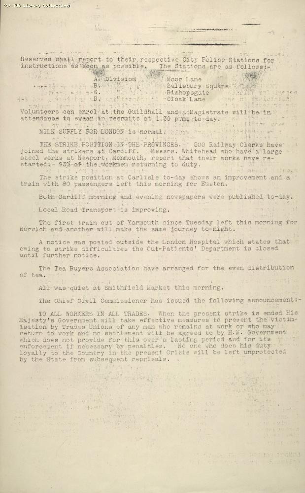Latest News Bulletin, 6 May 1926