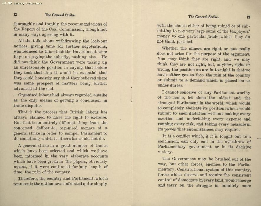 The General Strike - How the Government met the challenge