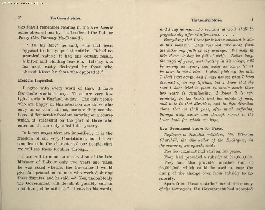The General Strike - How the Government met the challenge