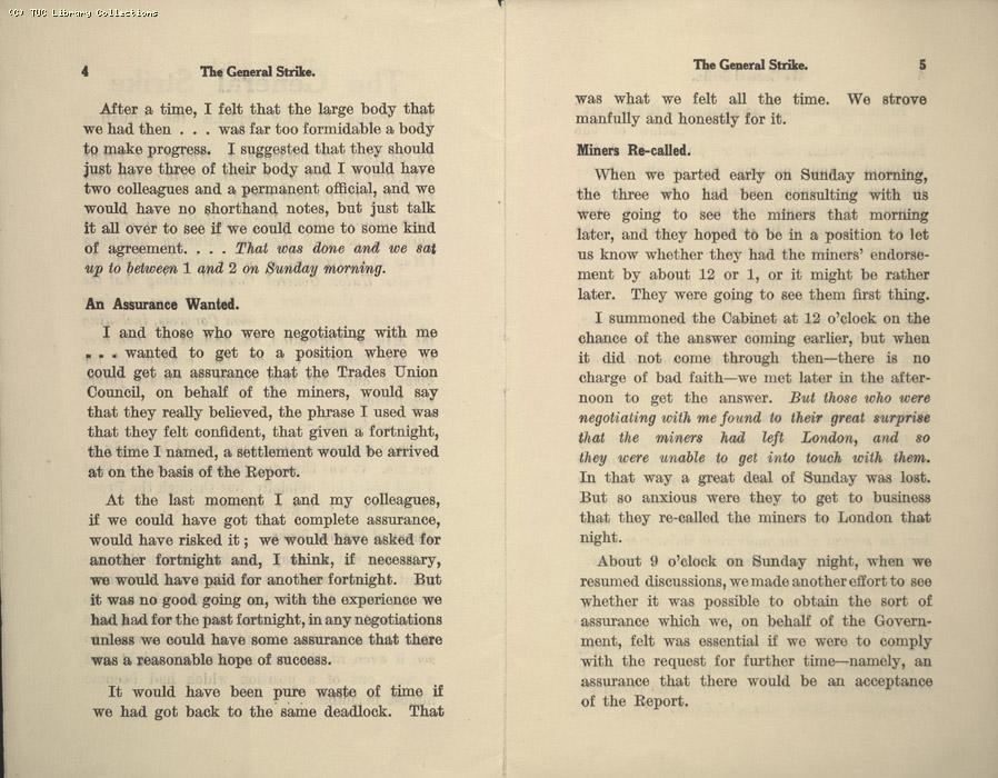 The General Strike - How the Government met the challenge