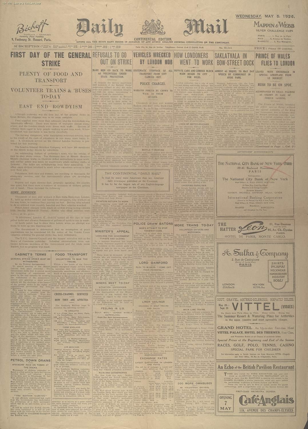 Daily Mail, 5 May 1926