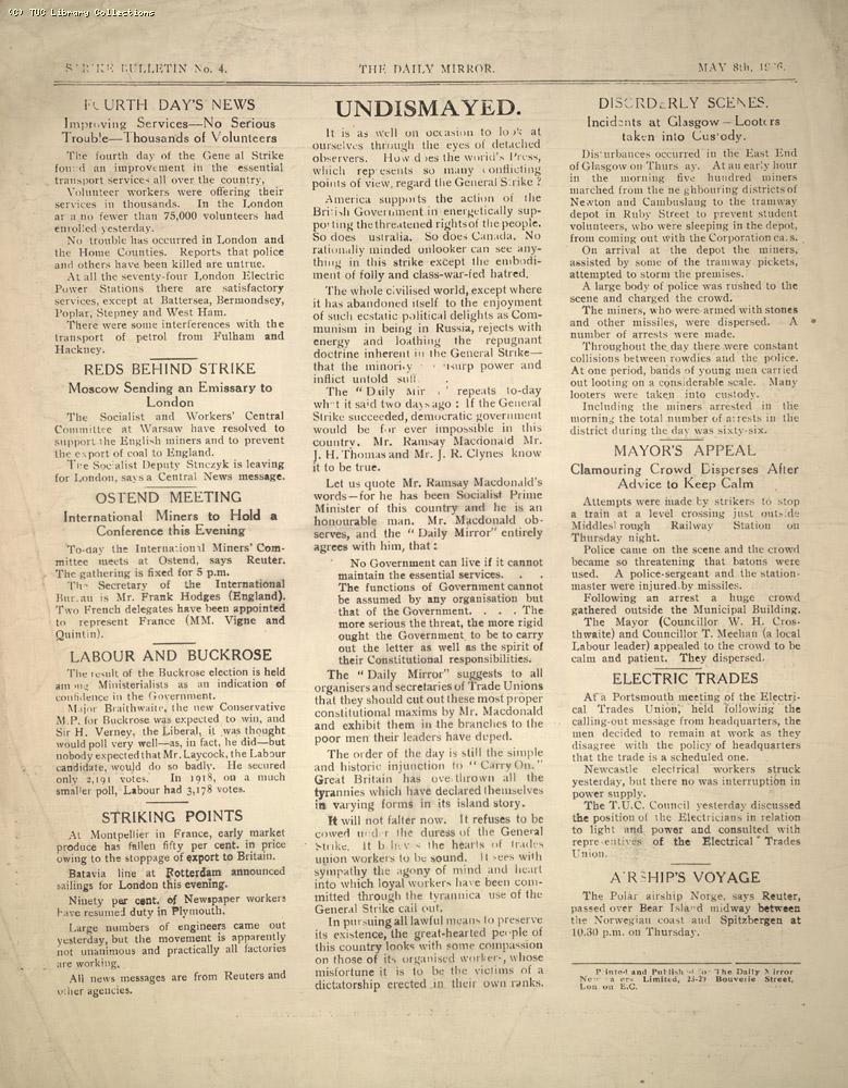 Daily Mirror, 8 May 1926