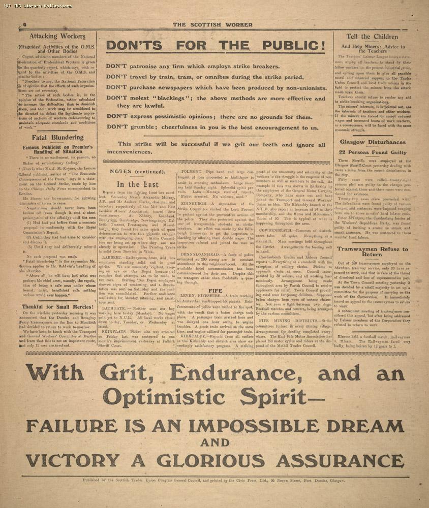 The Scottish Worker, 12 May 1926