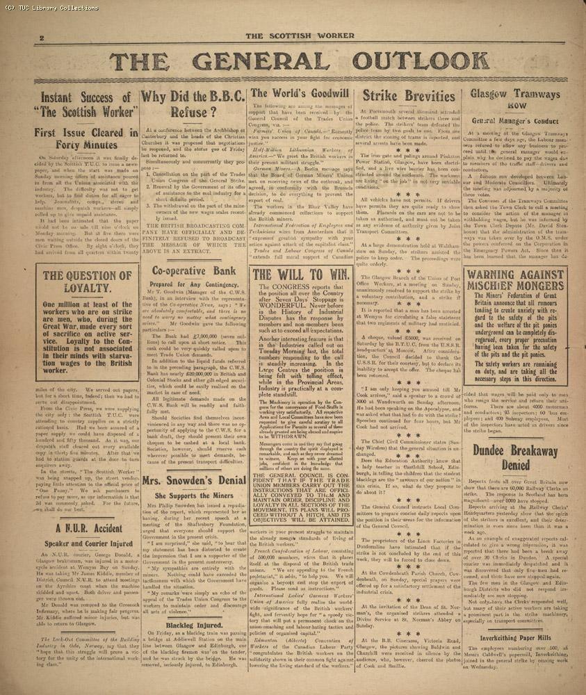 The Scottish Worker, 11 May 1926