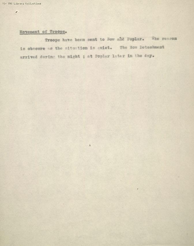 Intelligence Committee Report, 7 May 1926