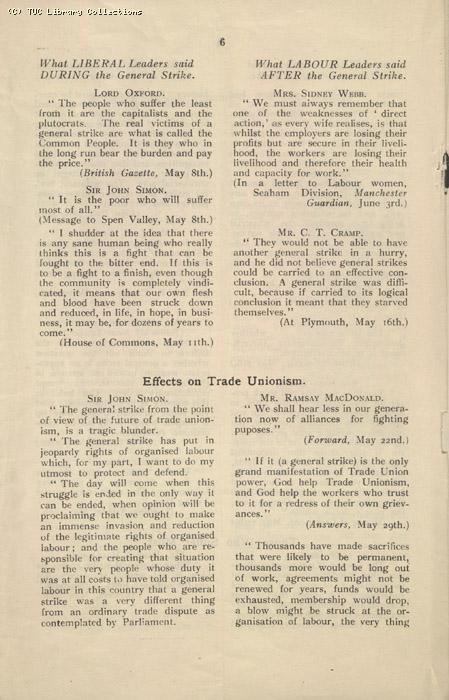 Leaflet - Liberal Party