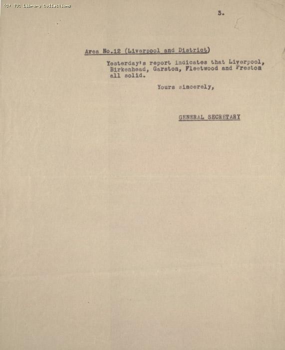 Daily Report - Miners Lock Out, 5 May 1926