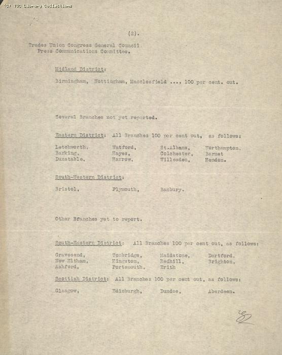 Letter - Nat. Soc operative printers & assistants, 6 May 1926