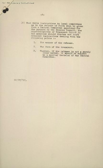 Minutes - F & ESC 3, 2 May 1926,  MD 14