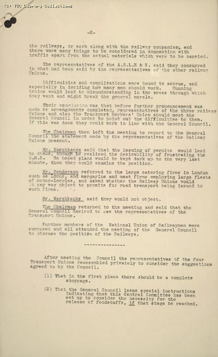 Minutes - F & ESC 3, 2 May 1926,  MD 14