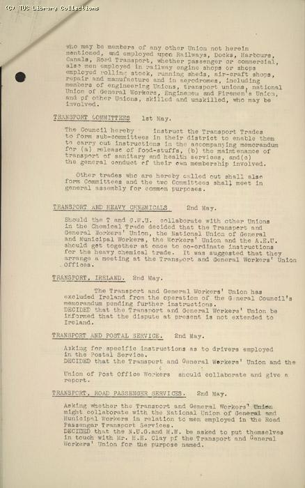 M.D. 25 & 29 , Decisions 1-4 May 1926
