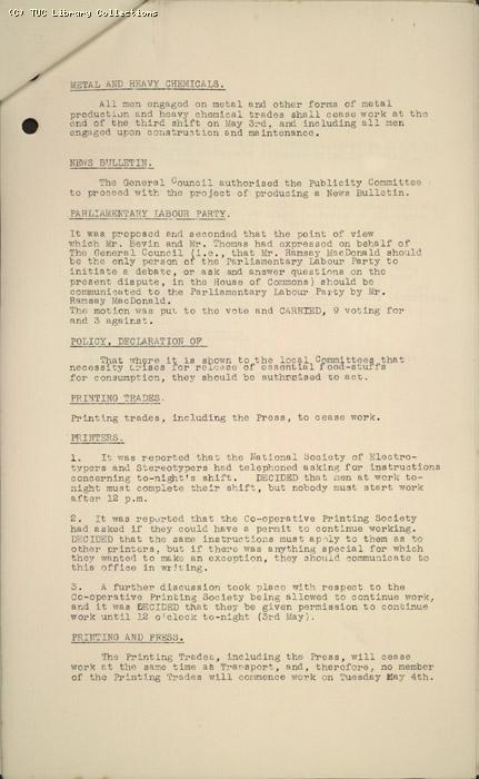 M.D. 25 & 29 , Decisions 1-4 May 1926