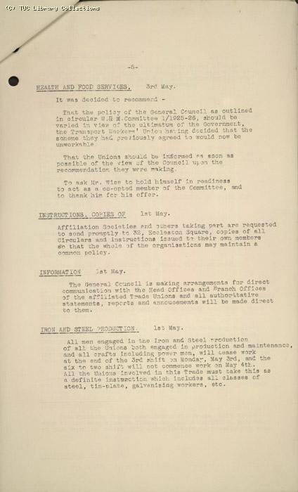 M.D. 25 & 29 , Decisions 1-4 May 1926