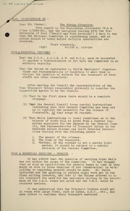 M.D. 25 & 29 , Decisions 1-4 May 1926
