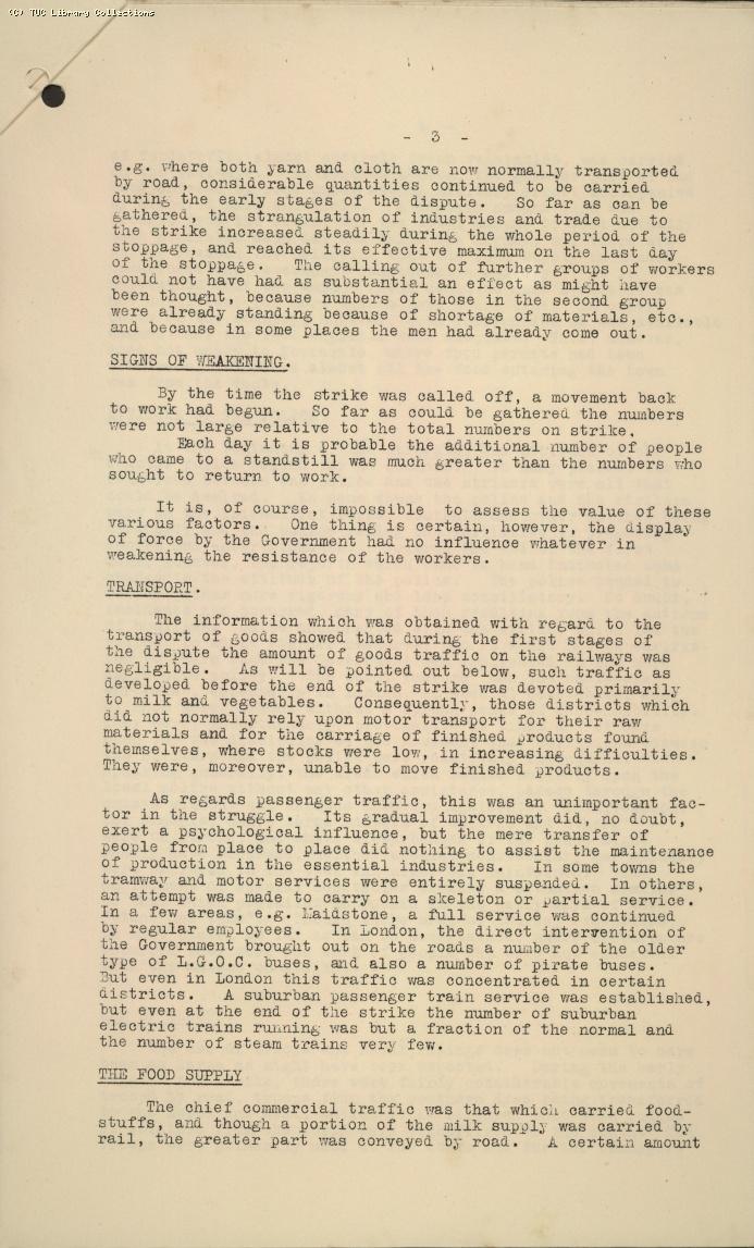 Report -  GC, Intelligence Ctte, 14 June 1925-26