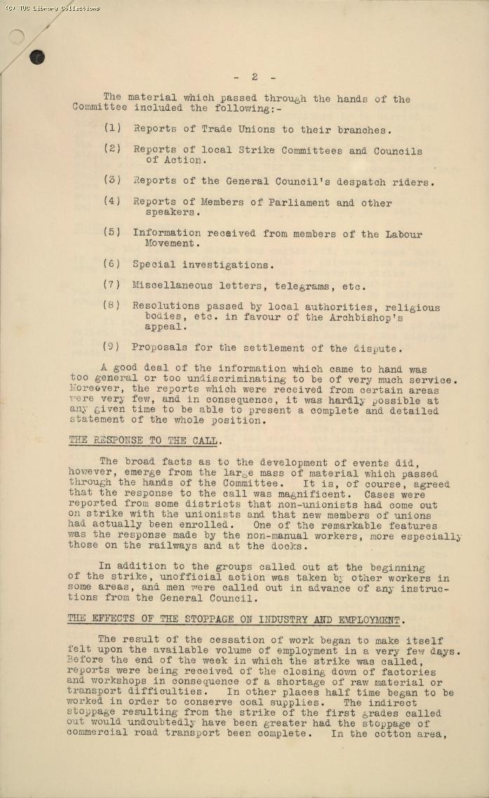 Report -  GC, Intelligence Ctte, 14 June 1925-26