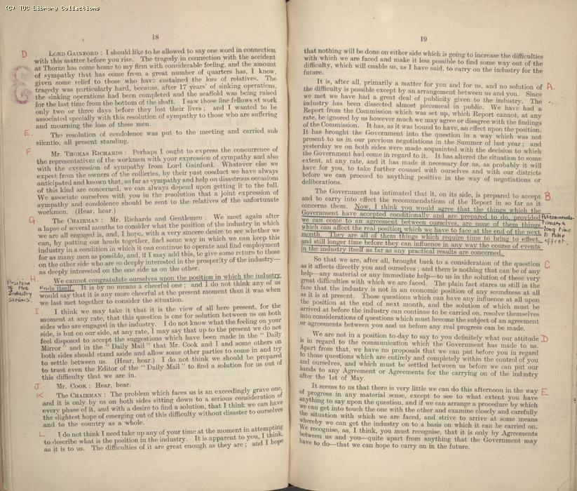 Mining Crisis and National Strike,1925/26 - MFGB Minutes 11 March to 1 April 1926