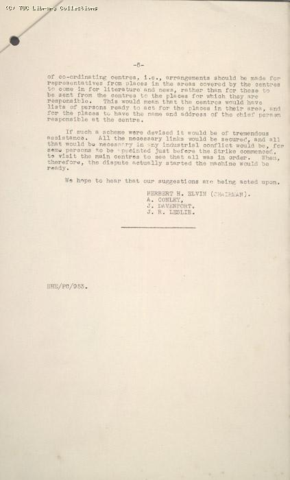 Report - General Purposes Committee, 14 February 1926