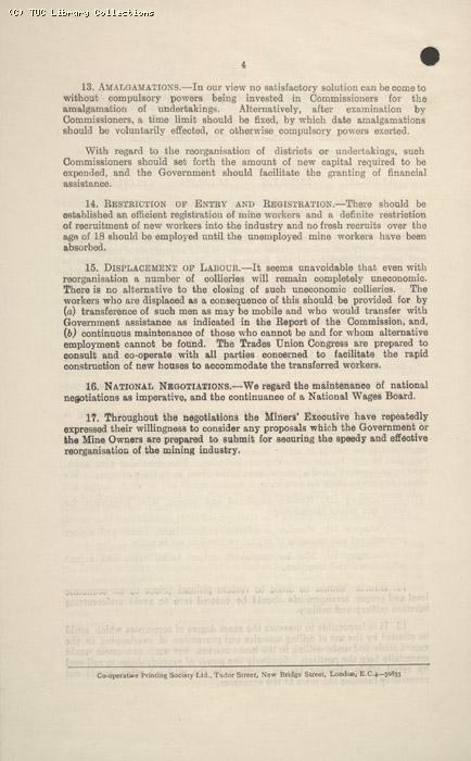 The Mining Situation 29 April 1926