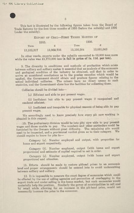The Mining Situation 29 April 1926
