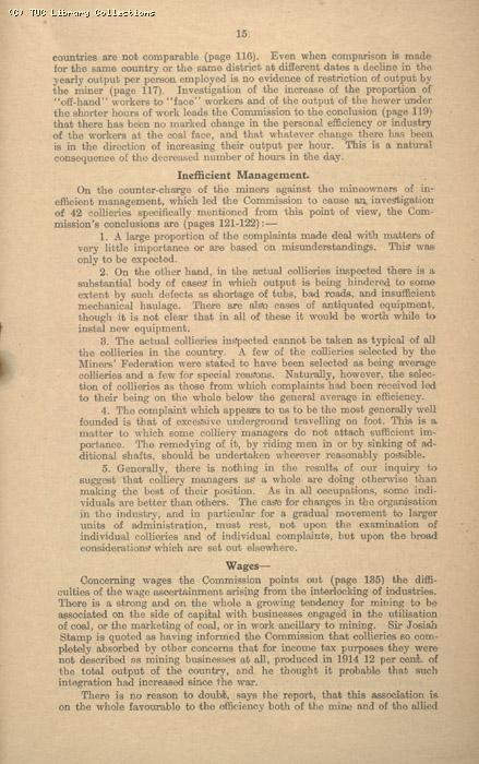 Leaflet - What The Coal Commission proposes