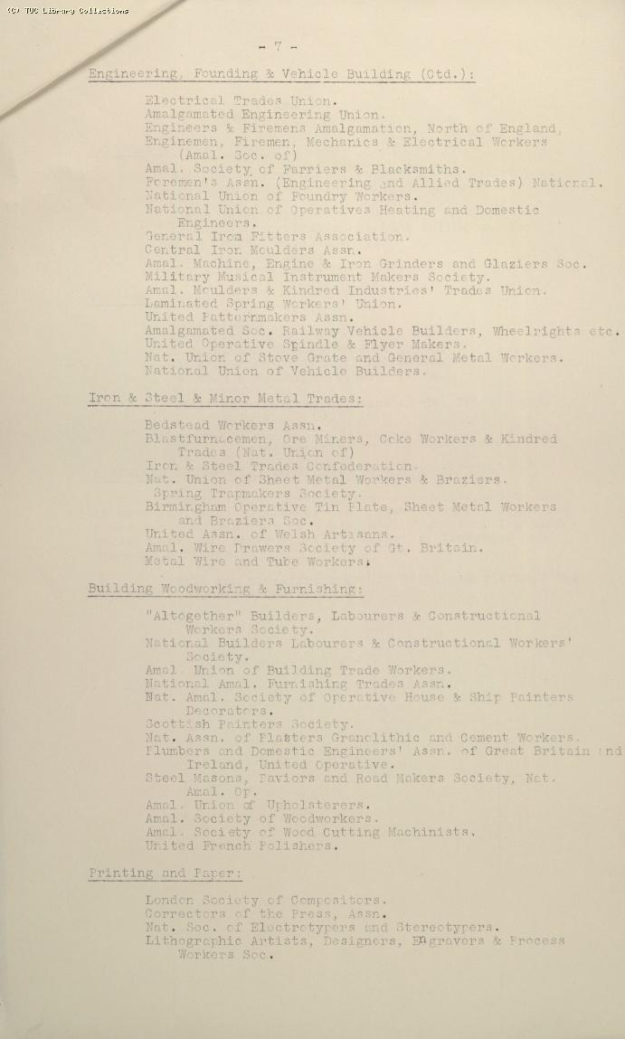 TUC Official Bulletin No.4, 7 May 1926