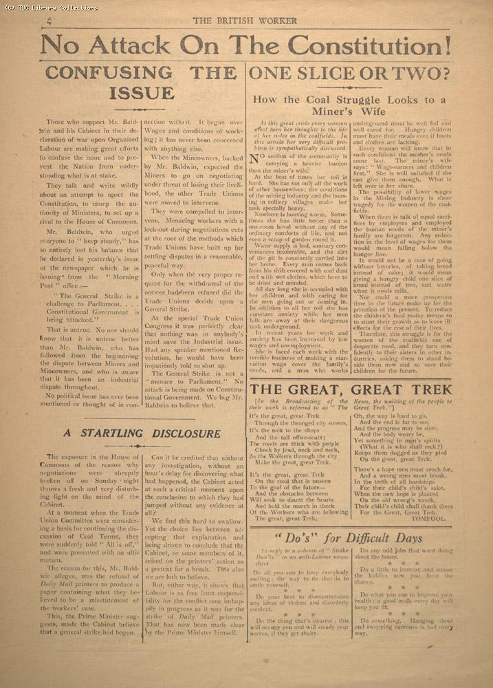 The British Worker, 6 May 1926