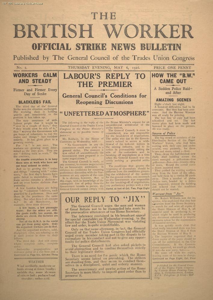 The British Worker, 6 May 1926