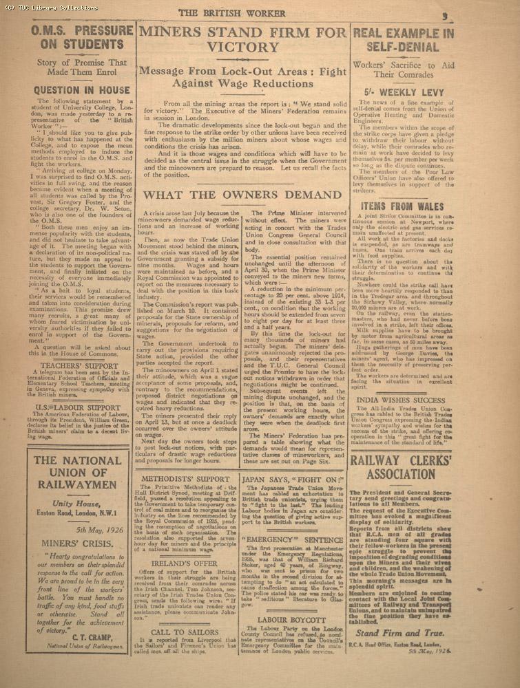 The British Worker, 5 May 1926