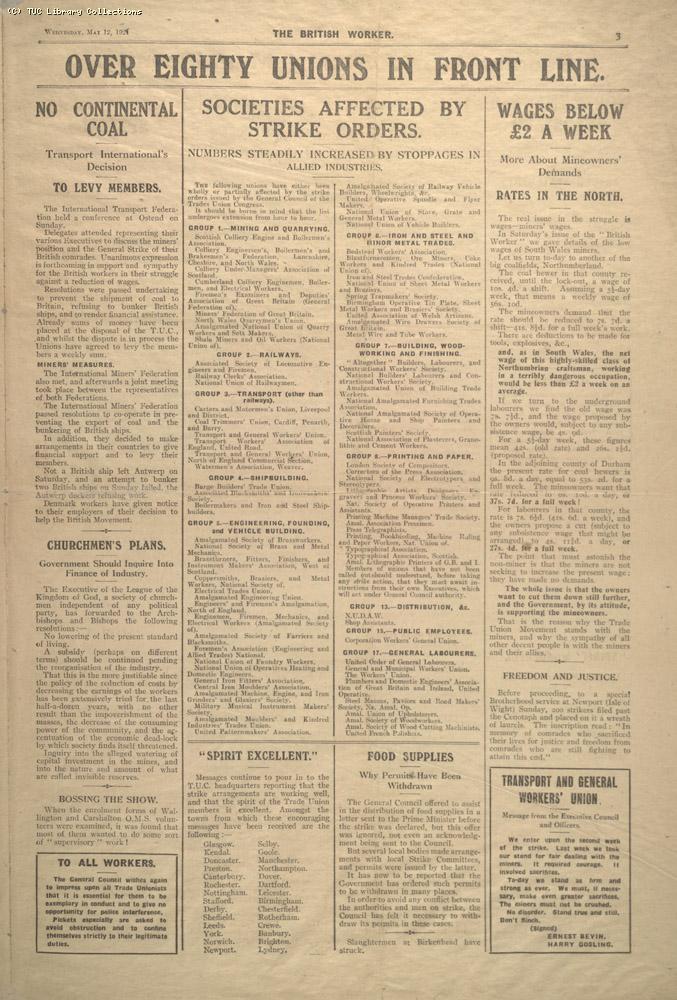 The British Worker (Manchester Edition), 12 May 1926