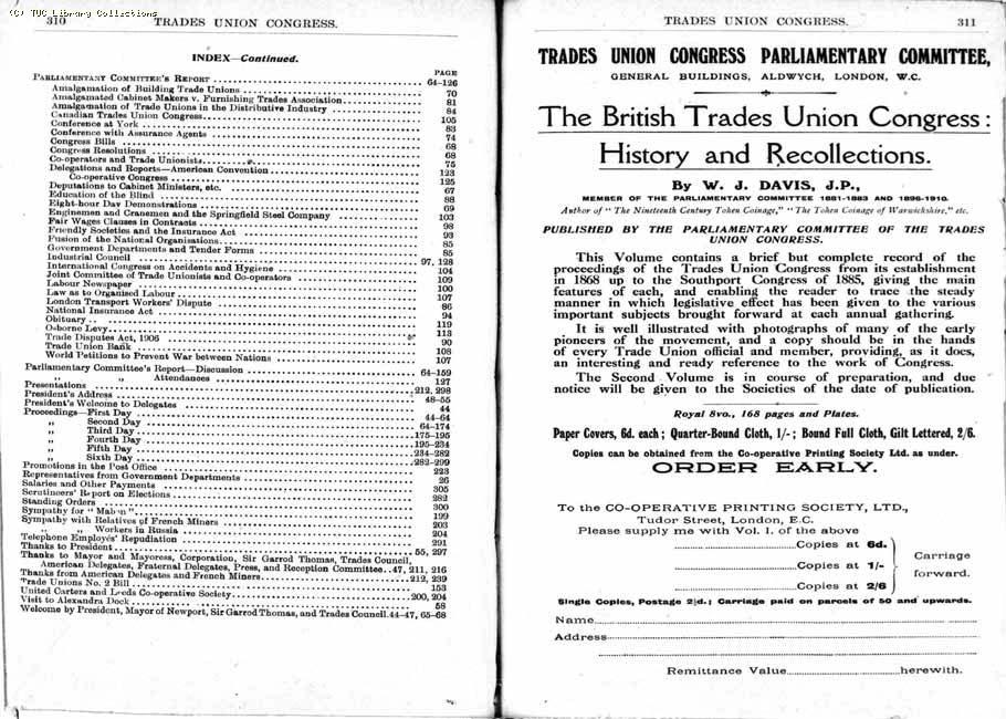 TUC Report, 1912