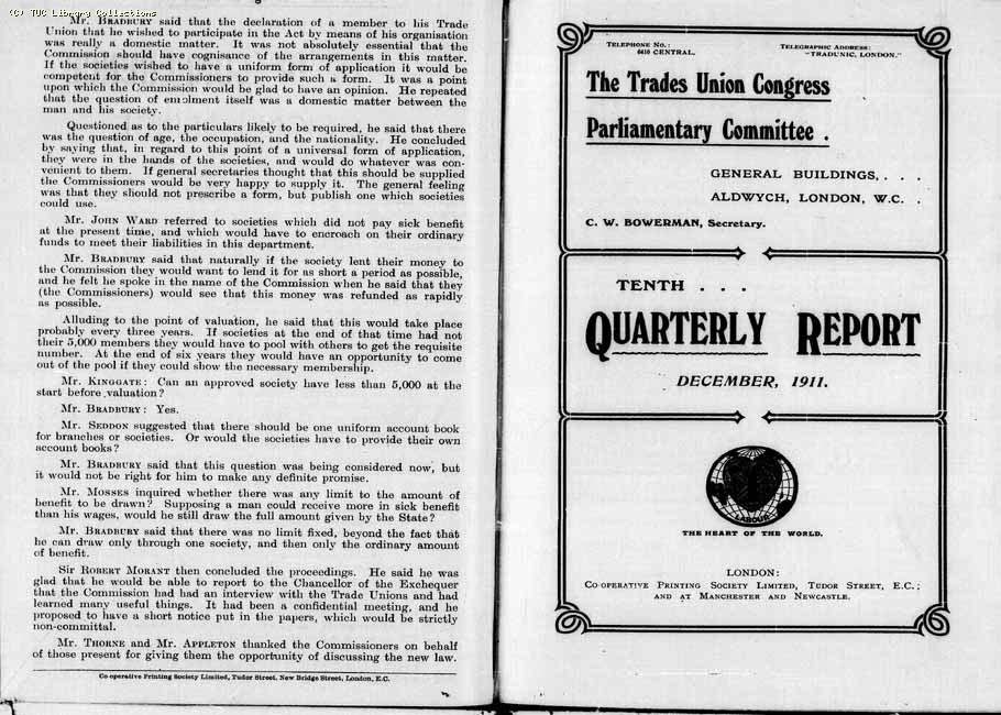 TUC Report, 1912