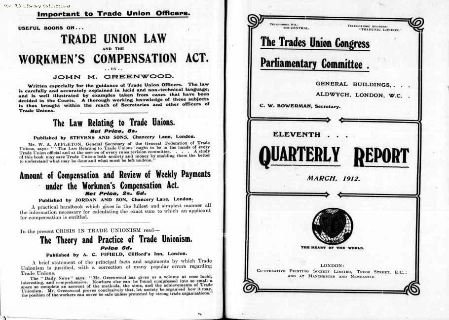 TUC Report, 1912