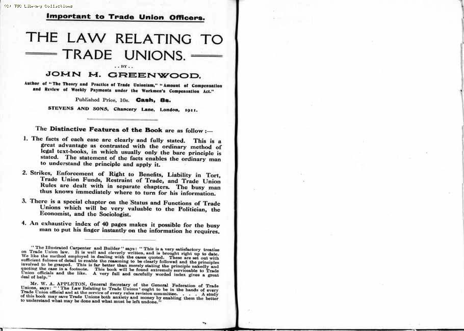 TUC Report, 1912