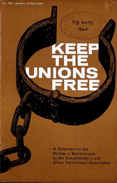 'Keep the unions free', 1964