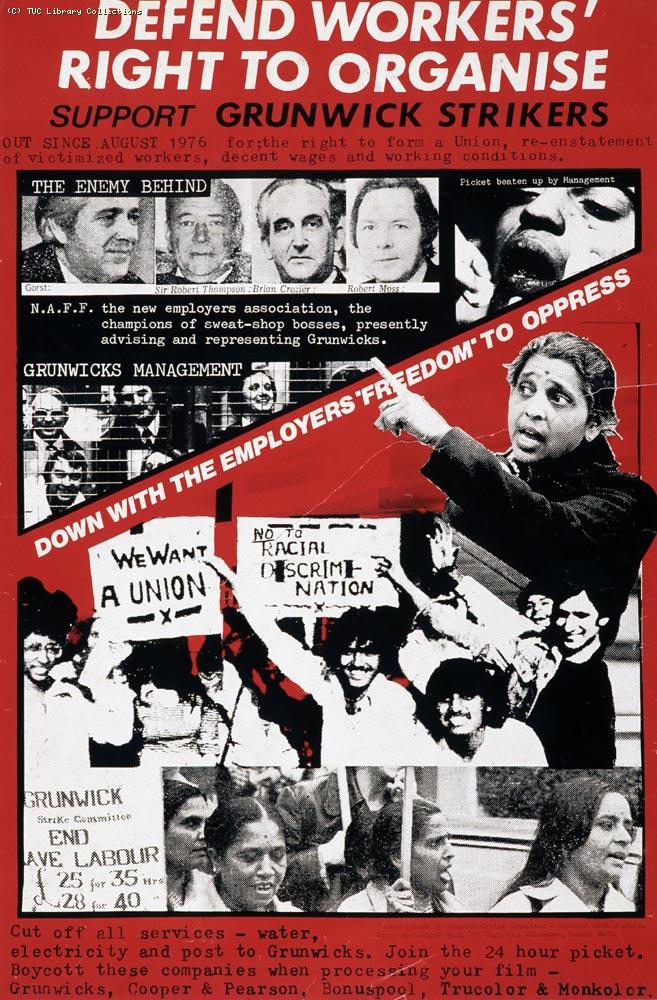 Poster - Support Grunwick Strikers