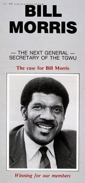 Bill Morris, election leaflet, 1991