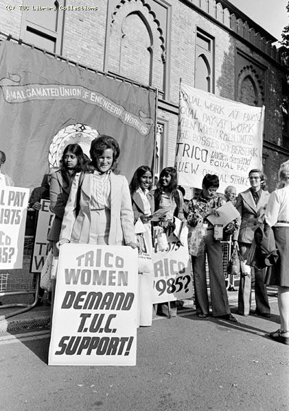 Equal pay strike at Trico - Folberth, Brentford, 1976