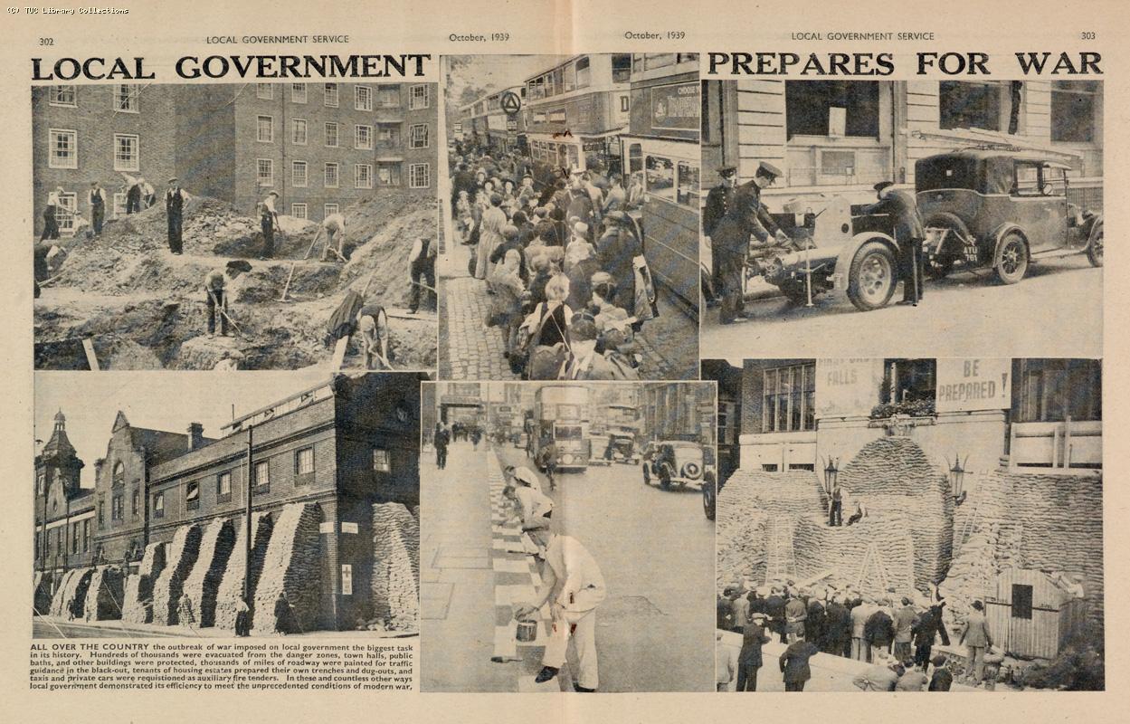 Local government prepares for war, 1939