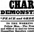 Poster advertising the Chartists' Demonstration, 1848